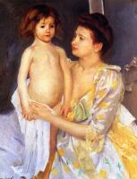 Cassatt, Mary - Jules Being Dried by His Mother